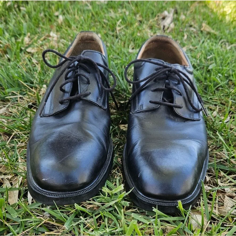 Rockport Classic Black Leather Men's Shoes Size 10.5W